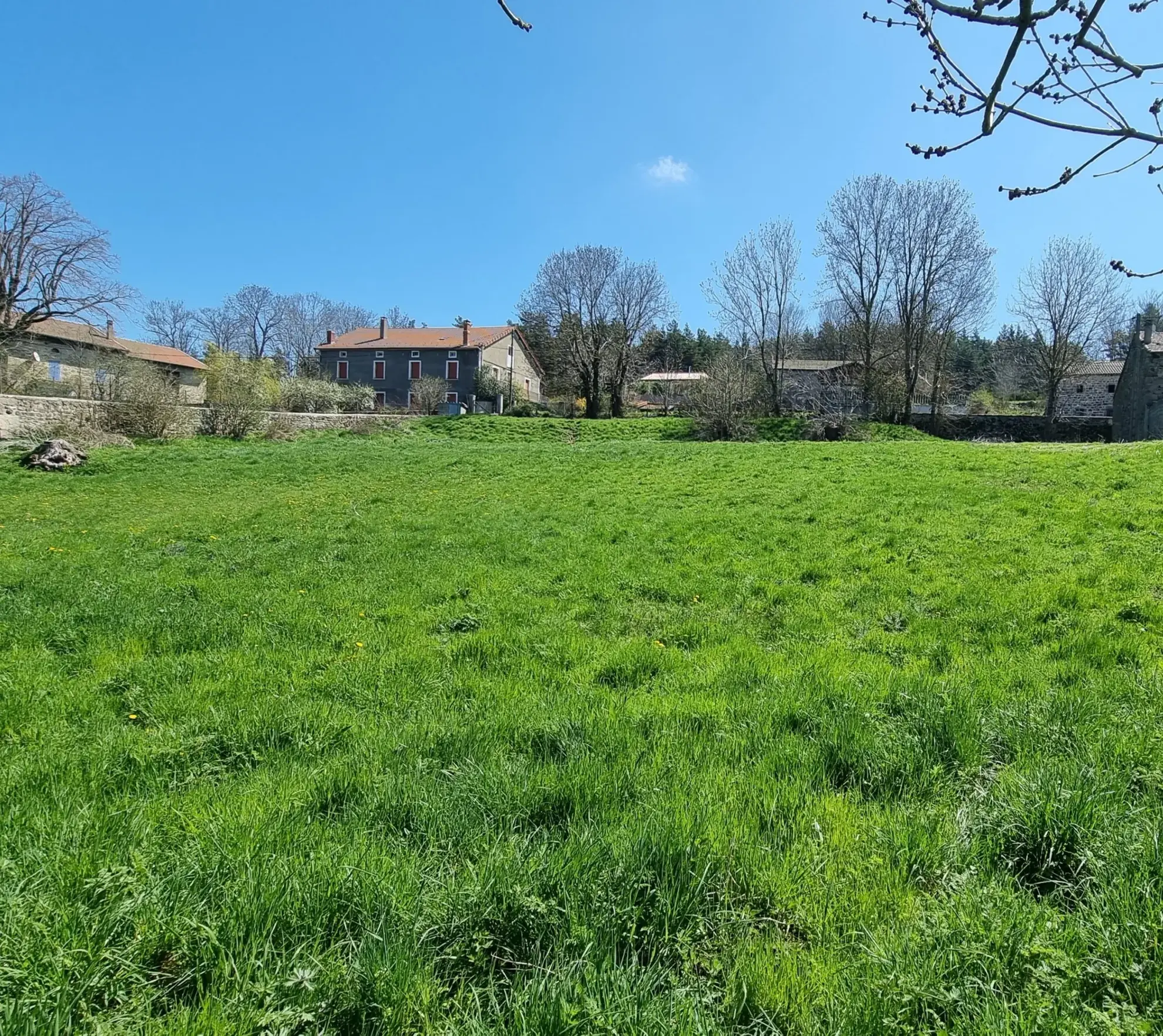 Terrain constructible à vendre à Coucouron, 4 165 m² avec permis, au prix de 54 000 €
