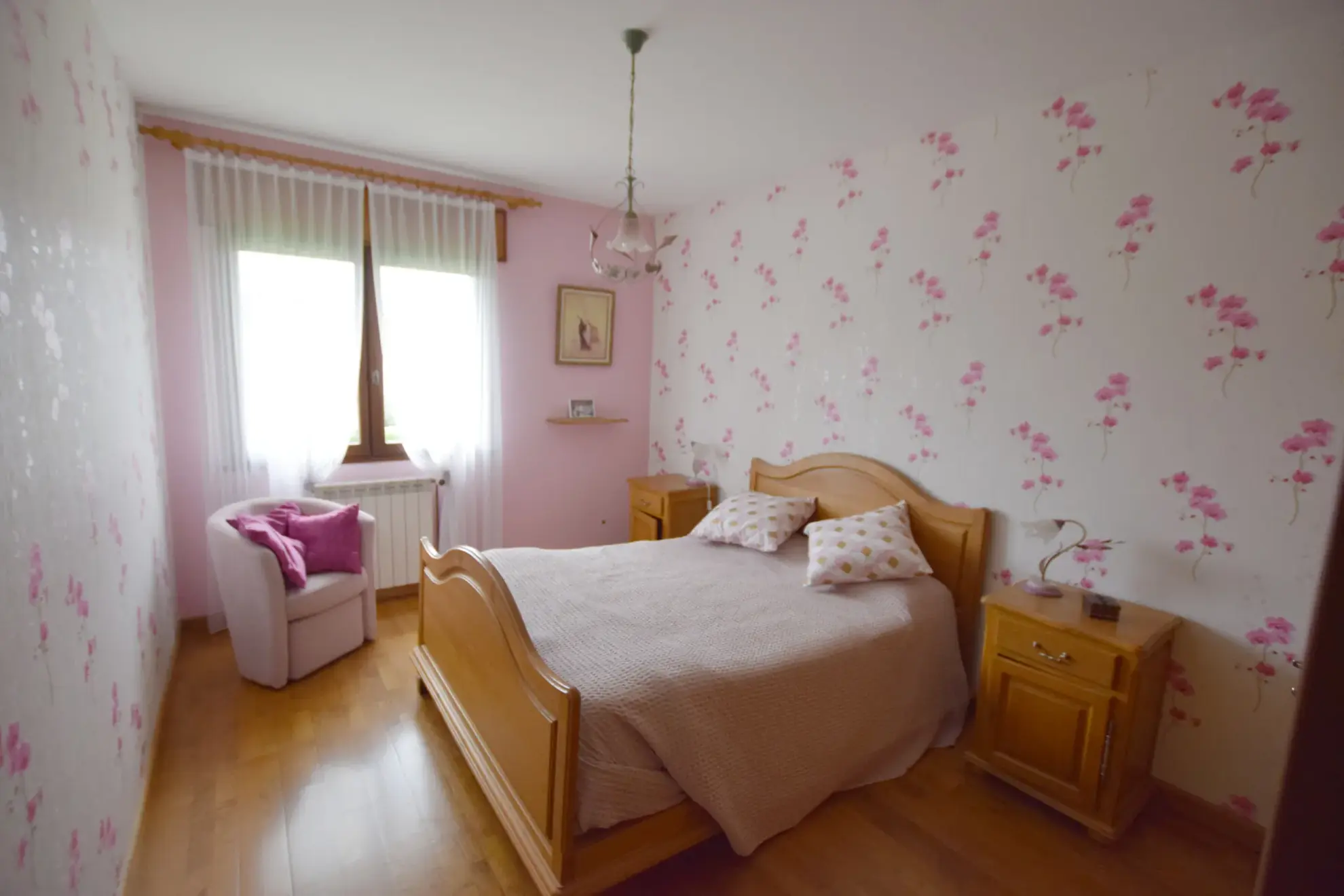 Maison de plain-pied à Vieux-Charmont, vue dégagée, jardin et combles aménageables 