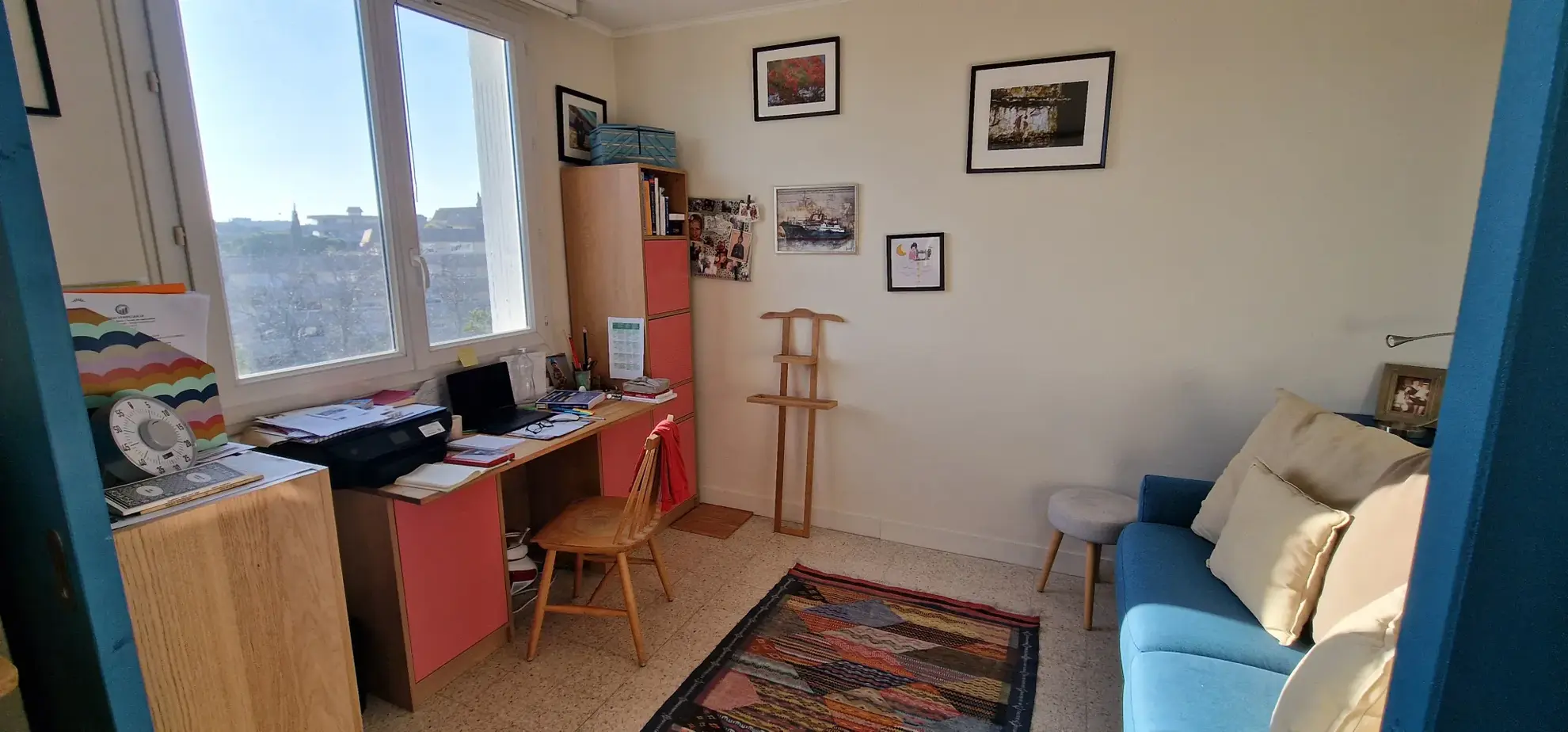 Appartement T4 rénové avec vue dégagée, cave et parking à Montpellier 