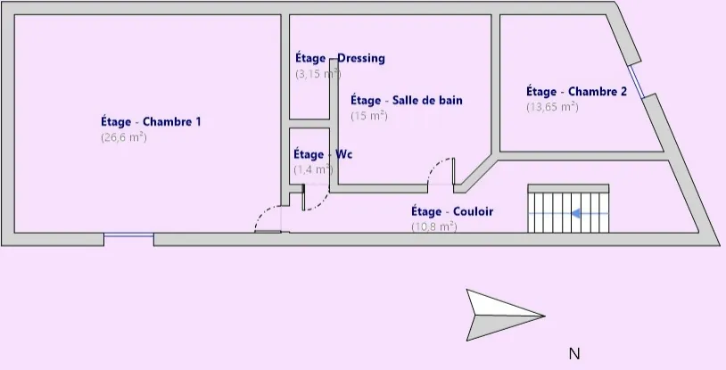 Maison de village rénovée à Laudun avec dépendances et cour, proche Uzès 