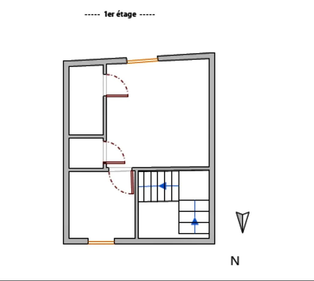 Maison de ville de charme à vendre à Grans, 68 m² avec potentiel d'aménagement 
