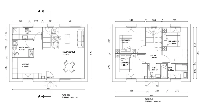 Terrain constructible de 258 m² à Villebon-sur-Yvette, proche Paris 