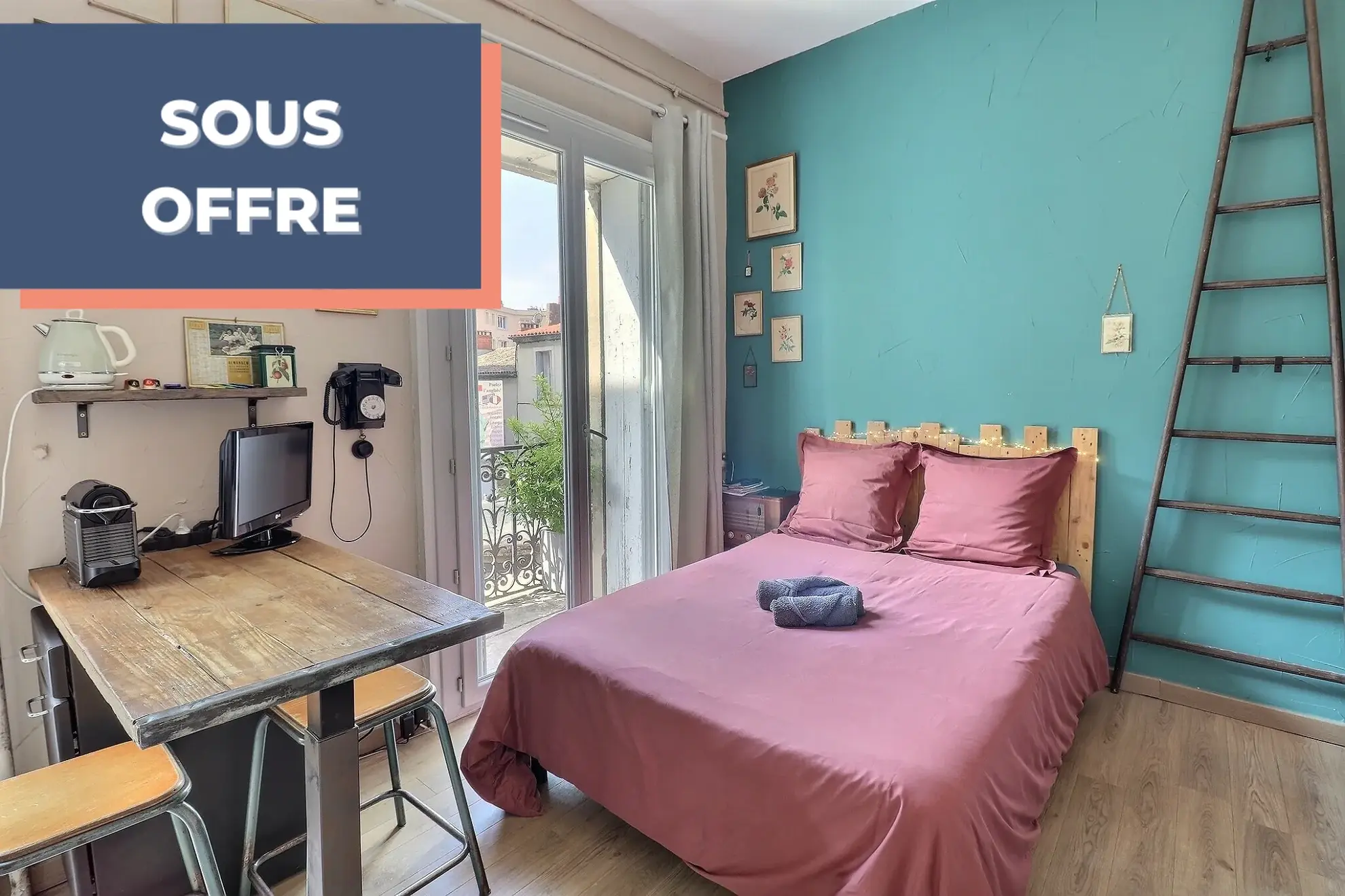 Vente d'un studio lumineux de 15,10 m² à Montpellier Arceaux
