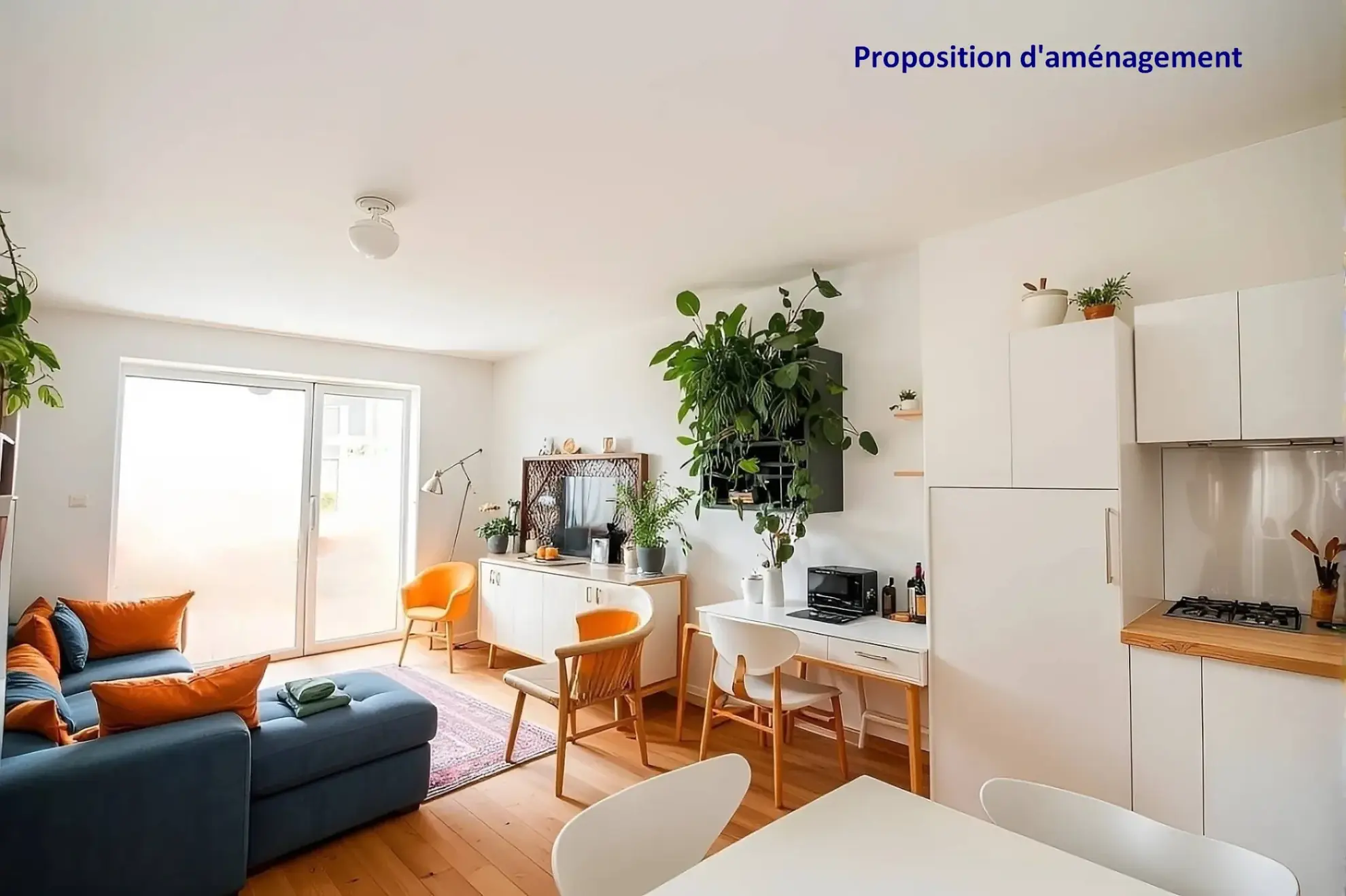 Studio lumineux avec place de parking à Argenteuil dans une résidence récente