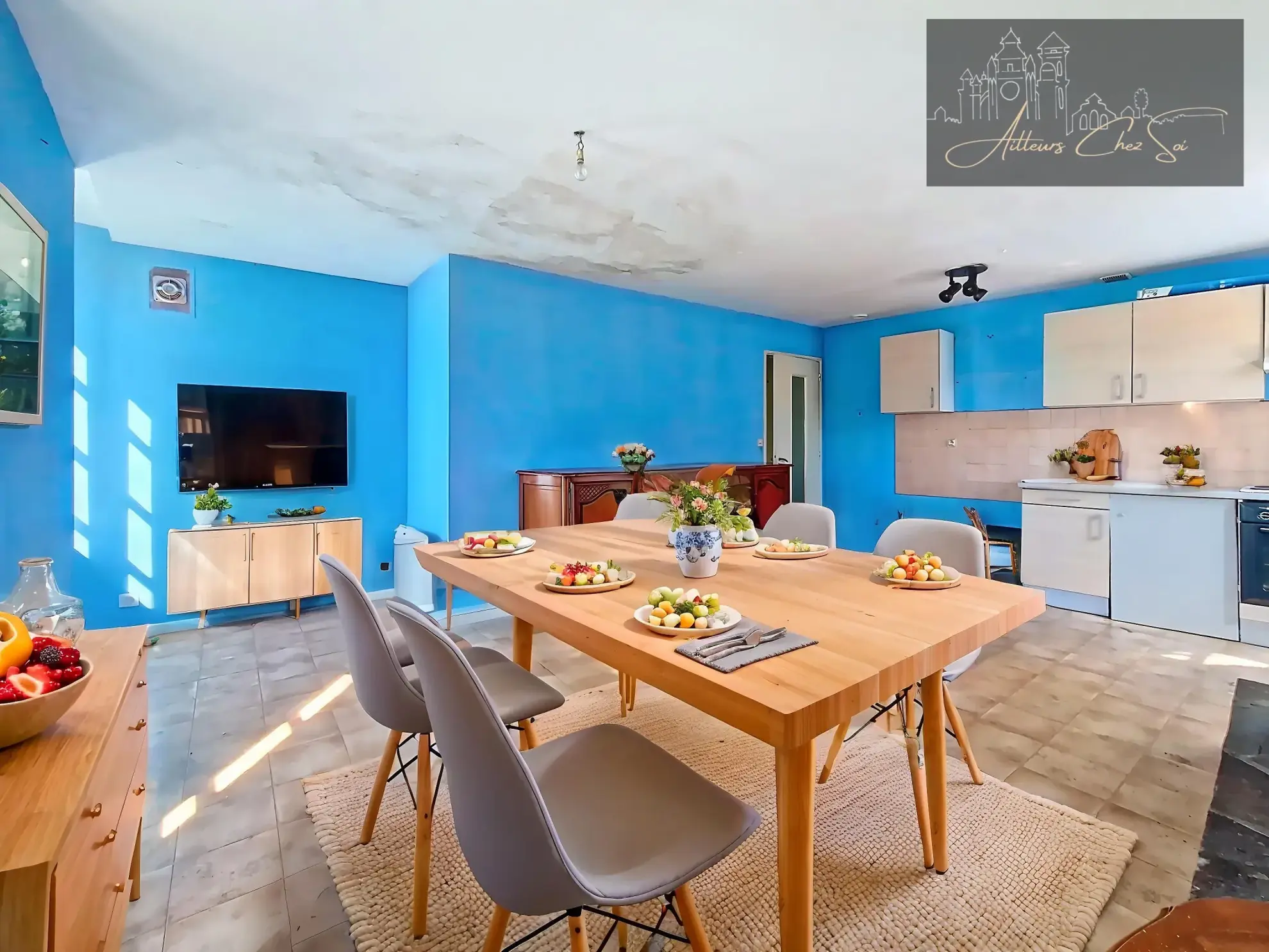 Maison de village à vendre à Cassagnes Begonhes avec grenier à aménager 