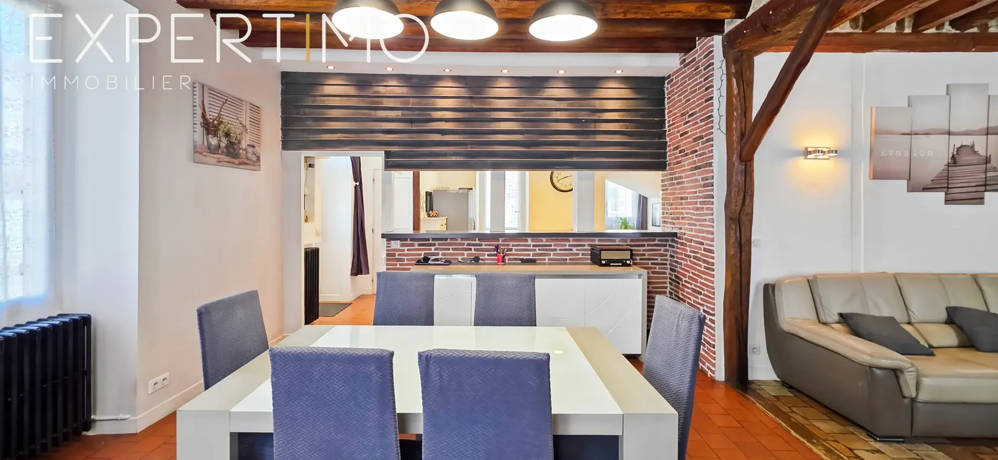 Belle maison en pierre avec dépendances et jardin à Rouvray-Saint-Denis 