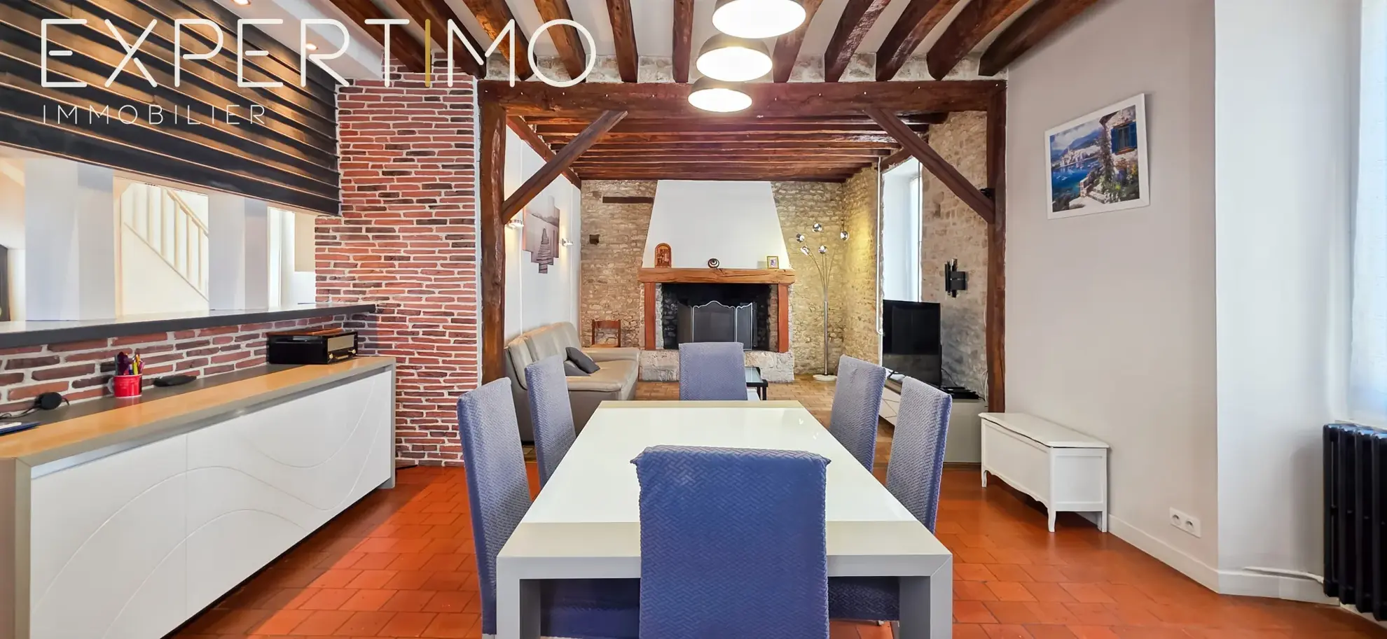 Belle maison en pierre avec dépendances et jardin à Rouvray-Saint-Denis 