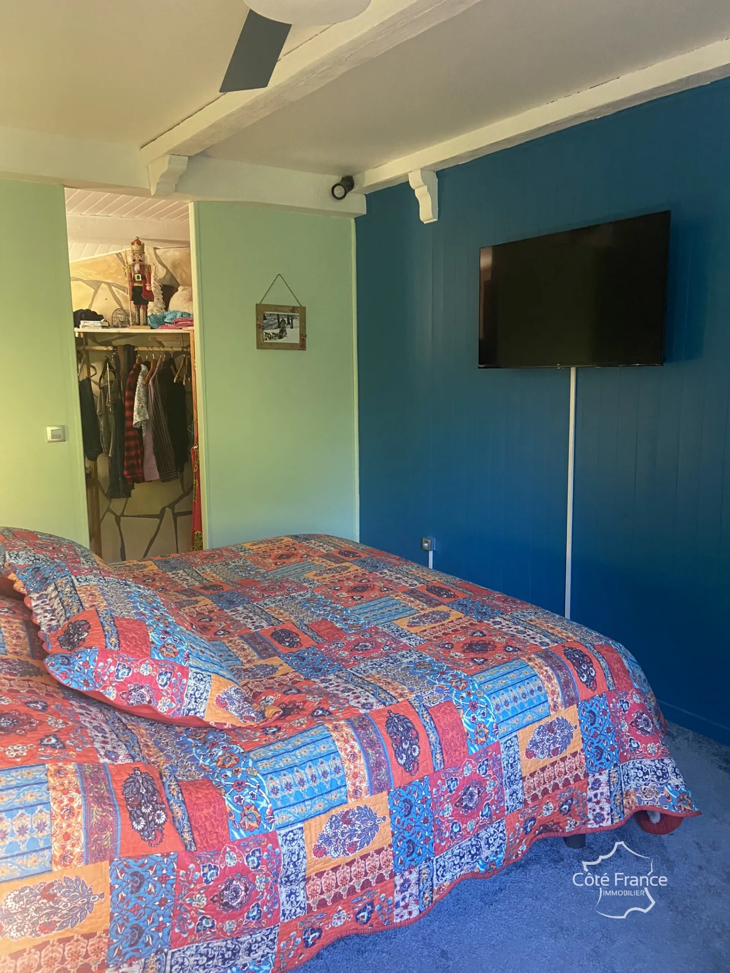 Grande maison avec gîte, chambre d’hôte, jacuzzi et vue sur les Cévennes à Molières-sur-Cèze 