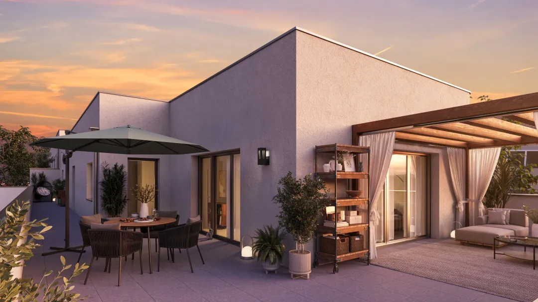 Appartement T3 à La Talaudière – 65 m² avec jardin, terrasse et garage, livraison 2026 
