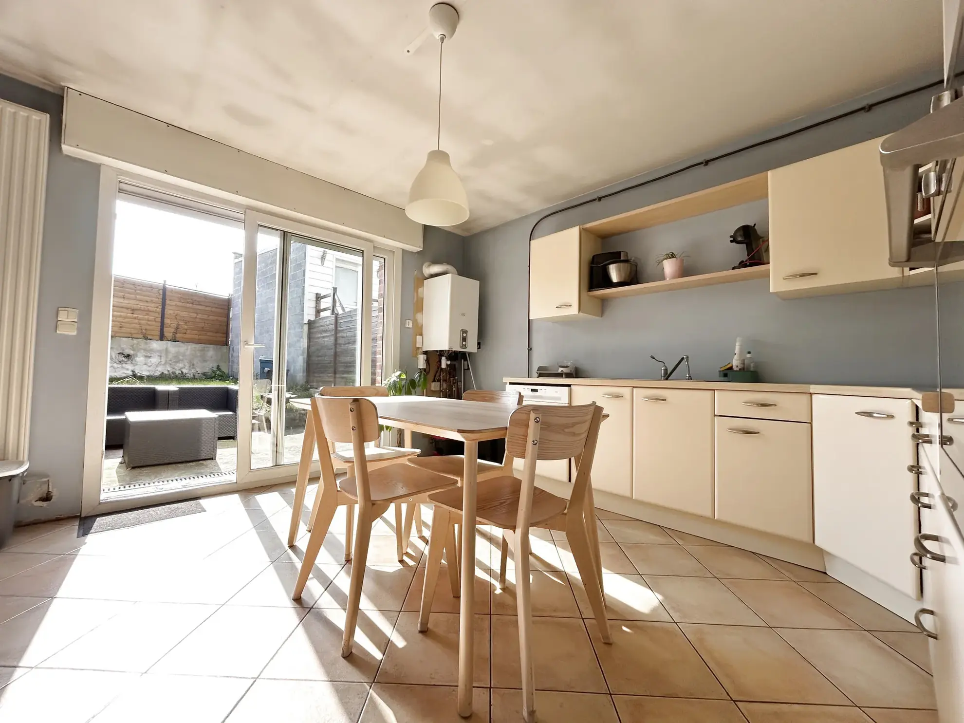 Maison de ville à Billy-Montigny avec 3 chambres et jardin à vendre