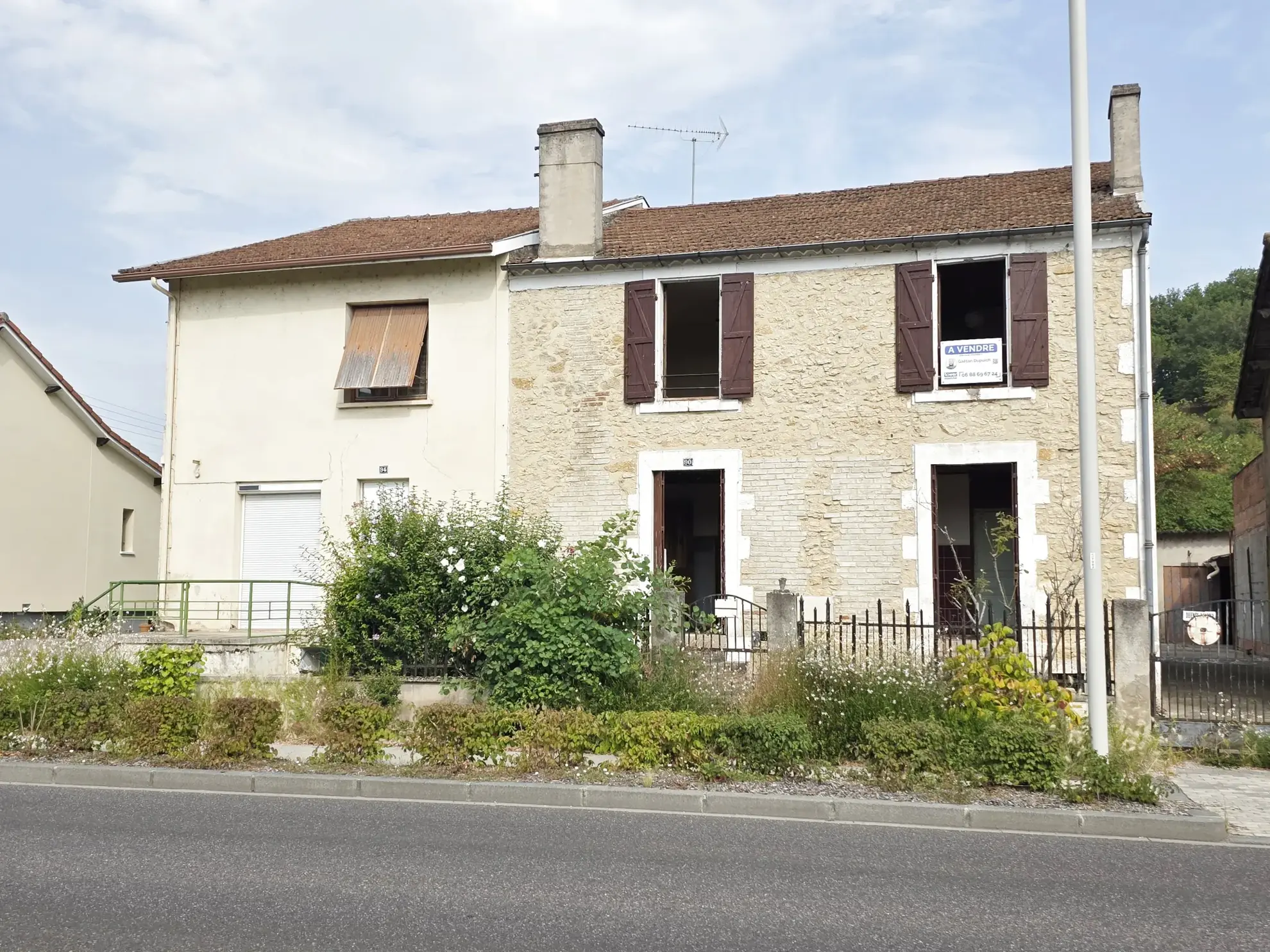 Maison à rénover de 110 m² avec 4 chambres et jardin à Fumel 