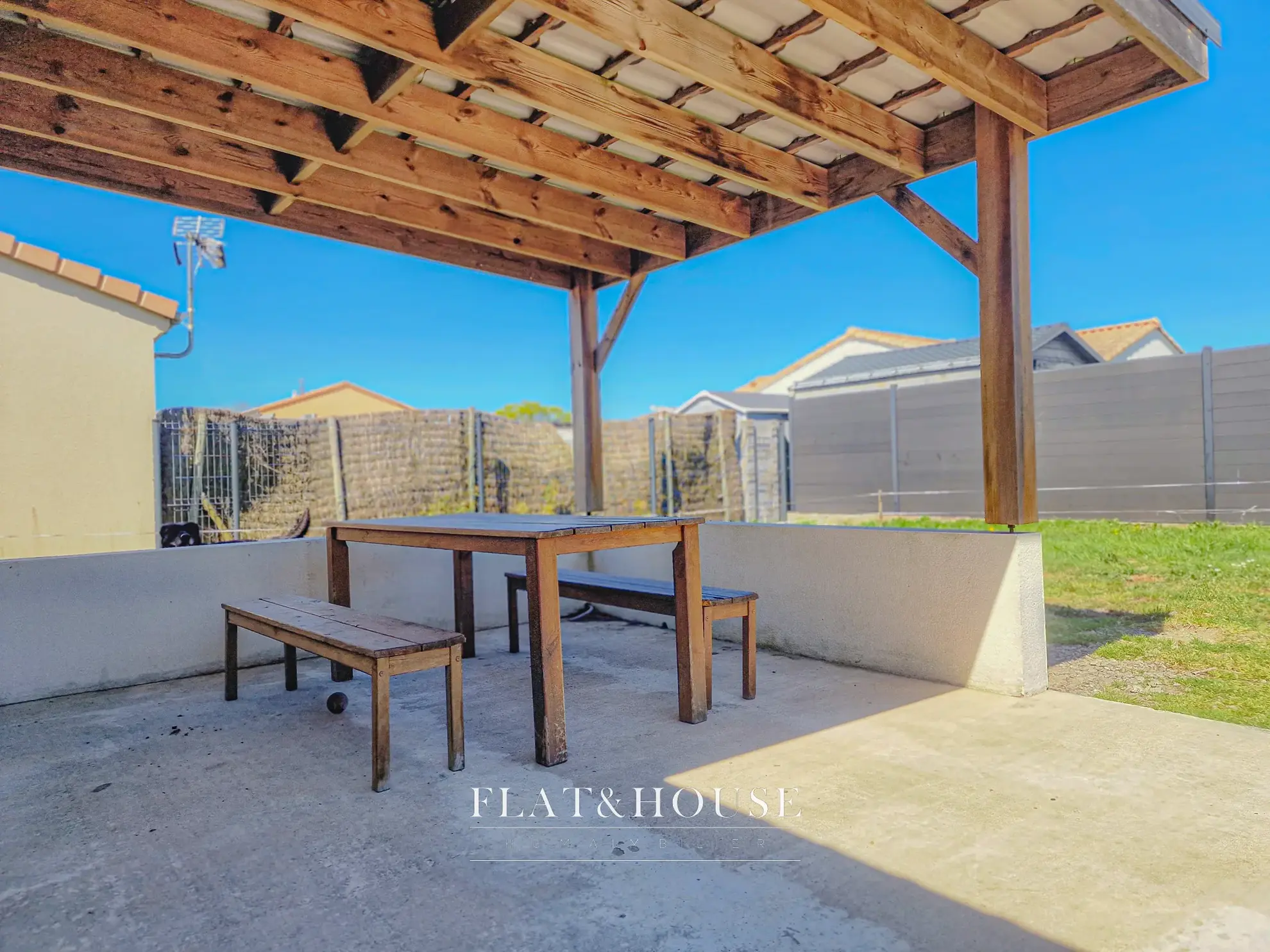 Belle maison de plain-pied avec jardin à Saint Michel Chef Chef 