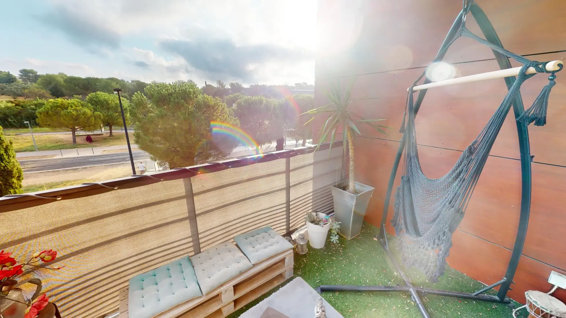 A vendre charmant appartement T3 avec terrasse et parking en sous-sol à Montpellier