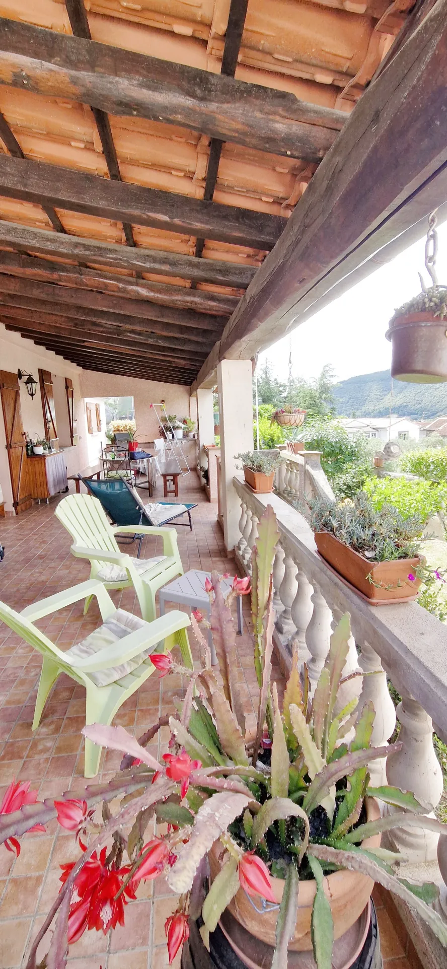 Maison de plain-pied avec vue Cévennes à La Grand Combe 