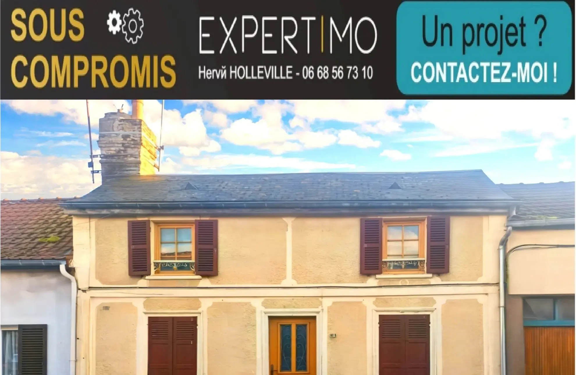 Maison récente avec terrasse en plein centre de Rue, 1 chambre et potentiel d'extension