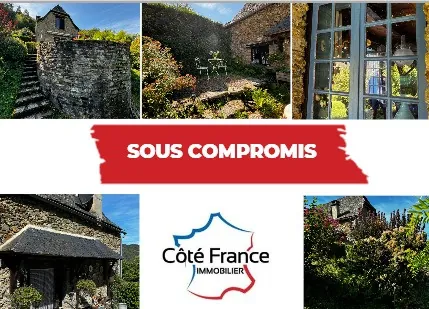 Maison d'été avec vue spectaculaire sur la vallée du Lot à Conques-en-Rouergue