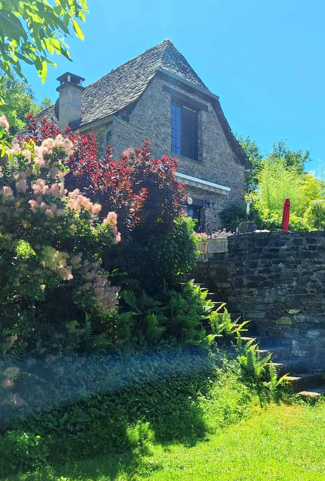Maison d'été avec vue sur la vallée du Lot à Conques-en-Rouergue 