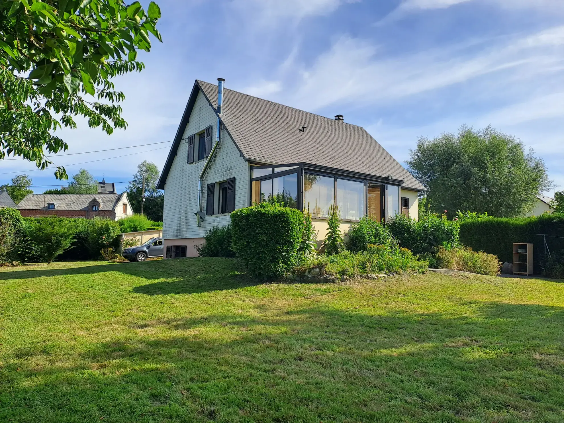 À vendre maison avec vue panoramique à Malzy, terrain de 6 472 m² dans un cadre paisible en Aisne 