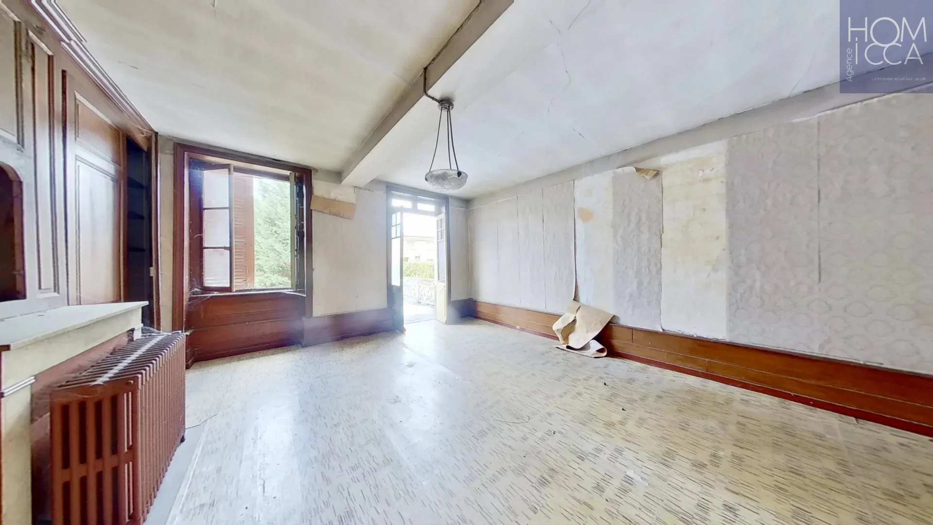 Maison à rénover de 155m² à Ternay, terrain de 361m², potentielle extended 