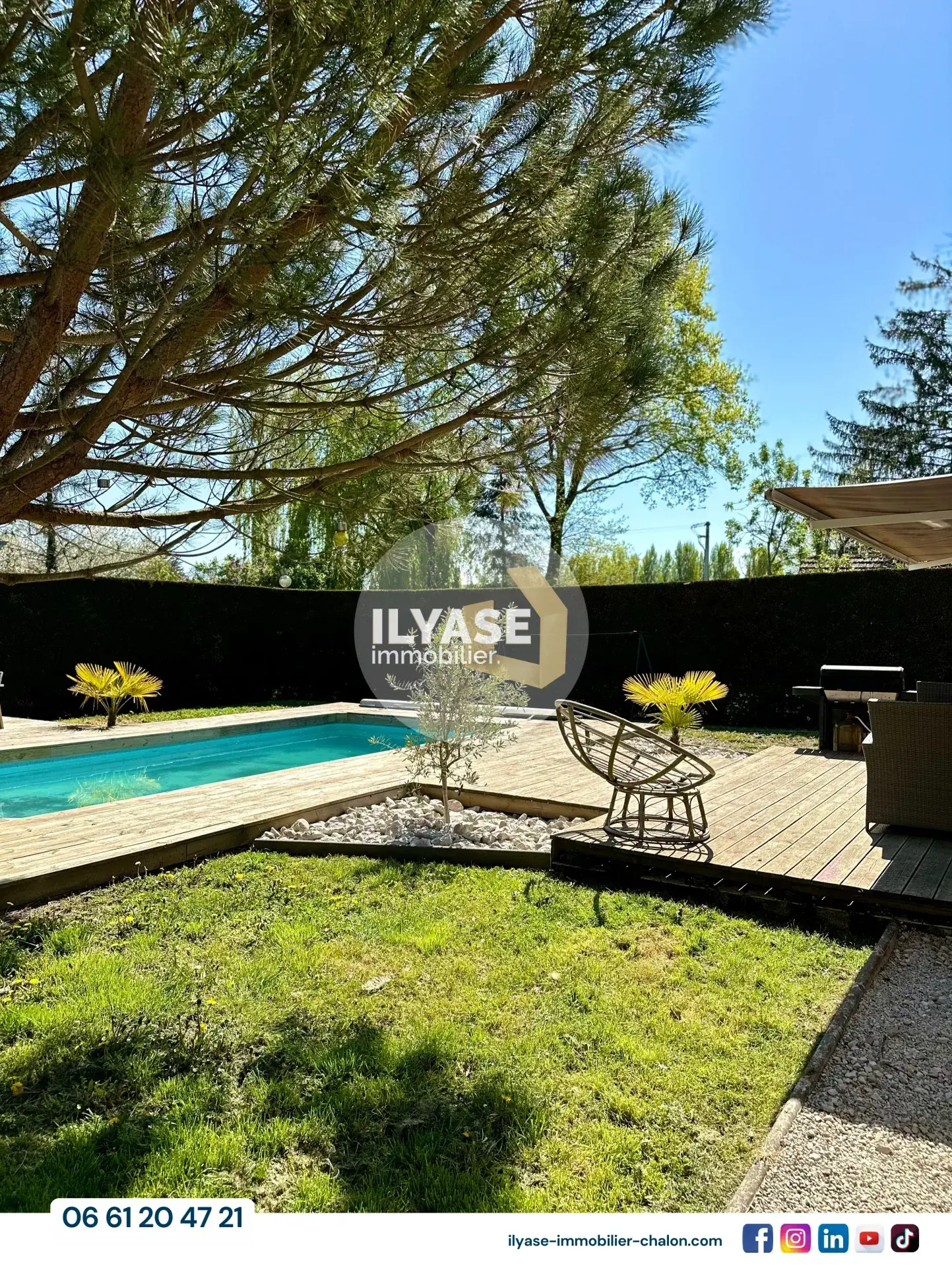 Maison familiale 110 m² avec piscine et jardin à Saint-Didier-en-Bresse 