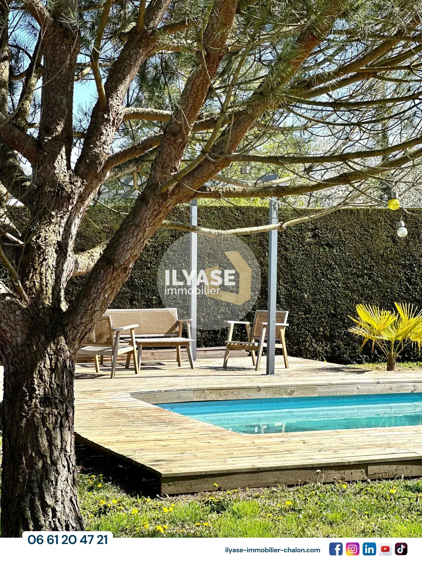 Maison familiale 110 m² avec piscine et jardin à Saint-Didier-en-Bresse 