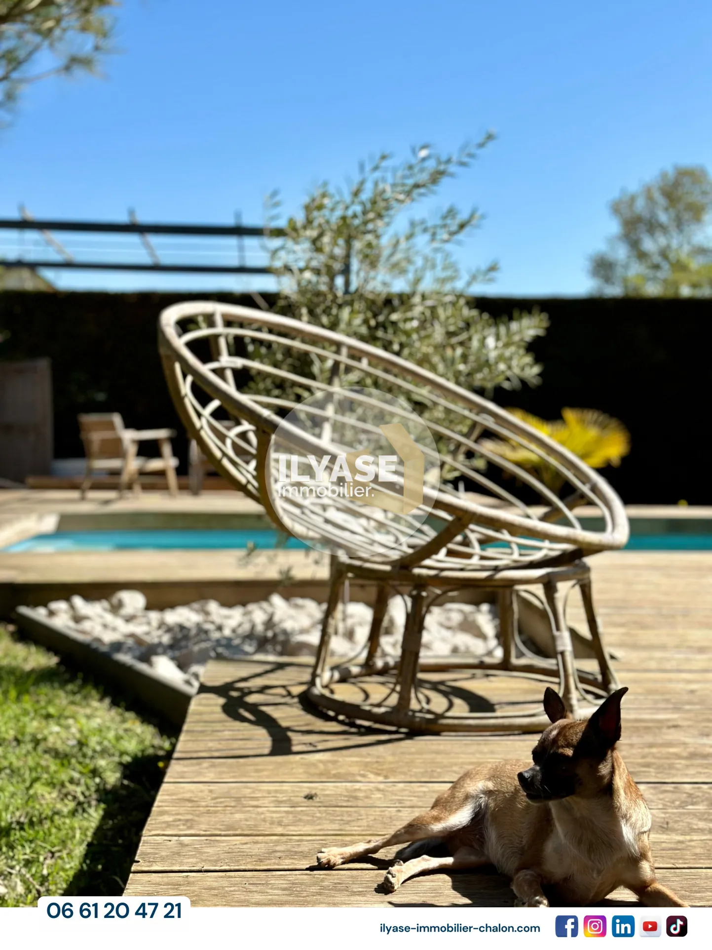 Maison familiale 110 m² avec piscine et jardin à Saint-Didier-en-Bresse 