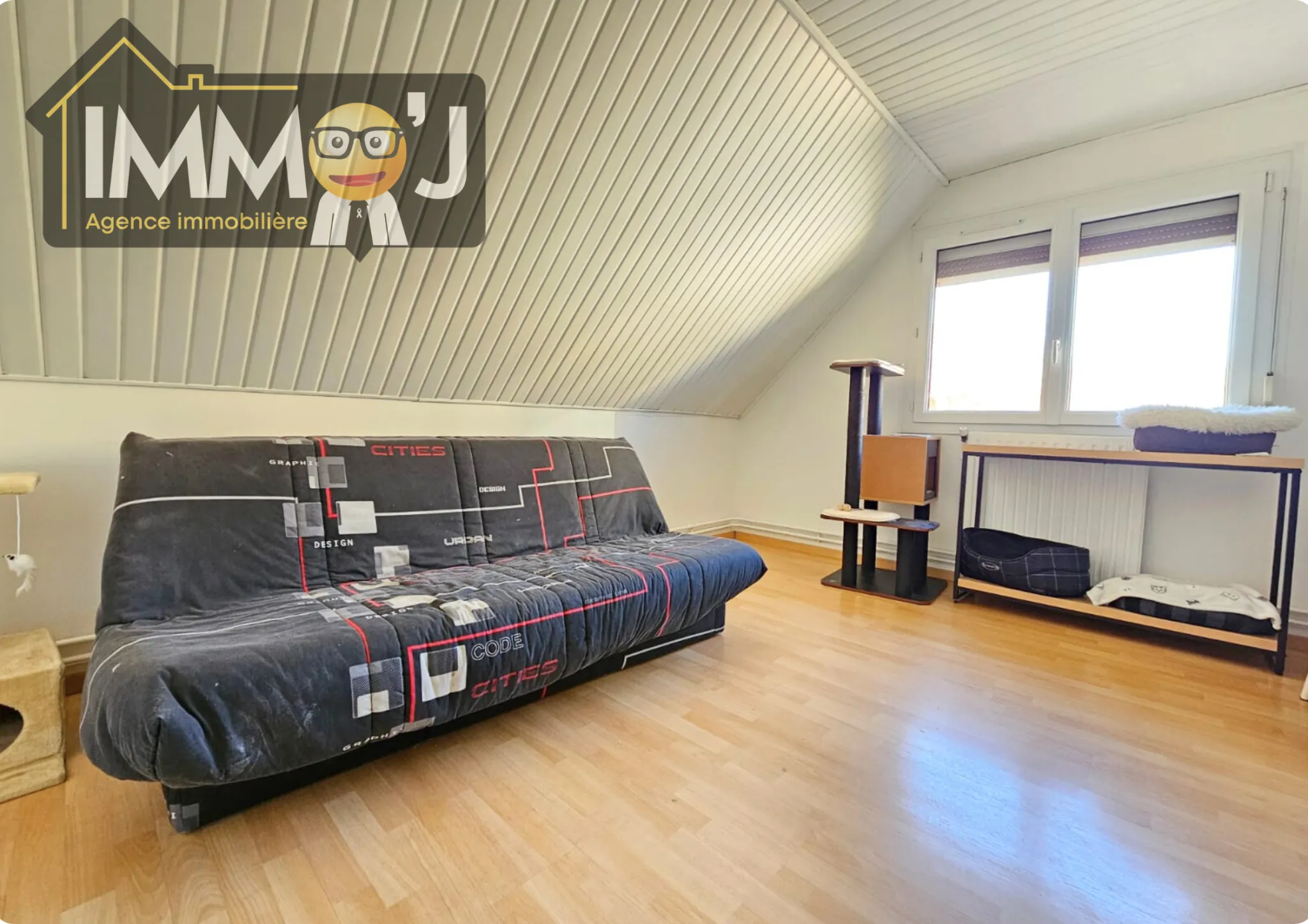 Maison à vendre à Heillecourt avec 3 chambres, jardin et garage 