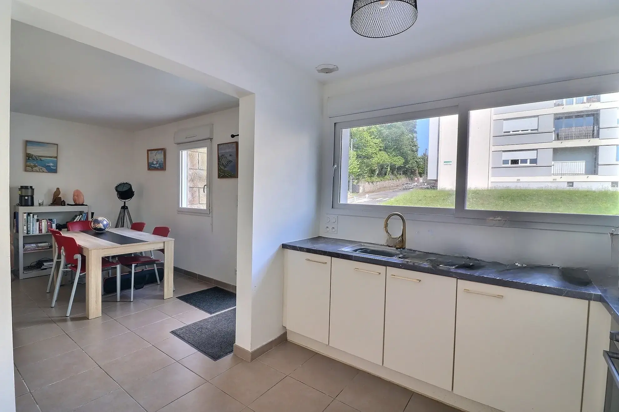 Maison de ville 3 chambres avec jardin et parking à Landerneau KERMARIA 