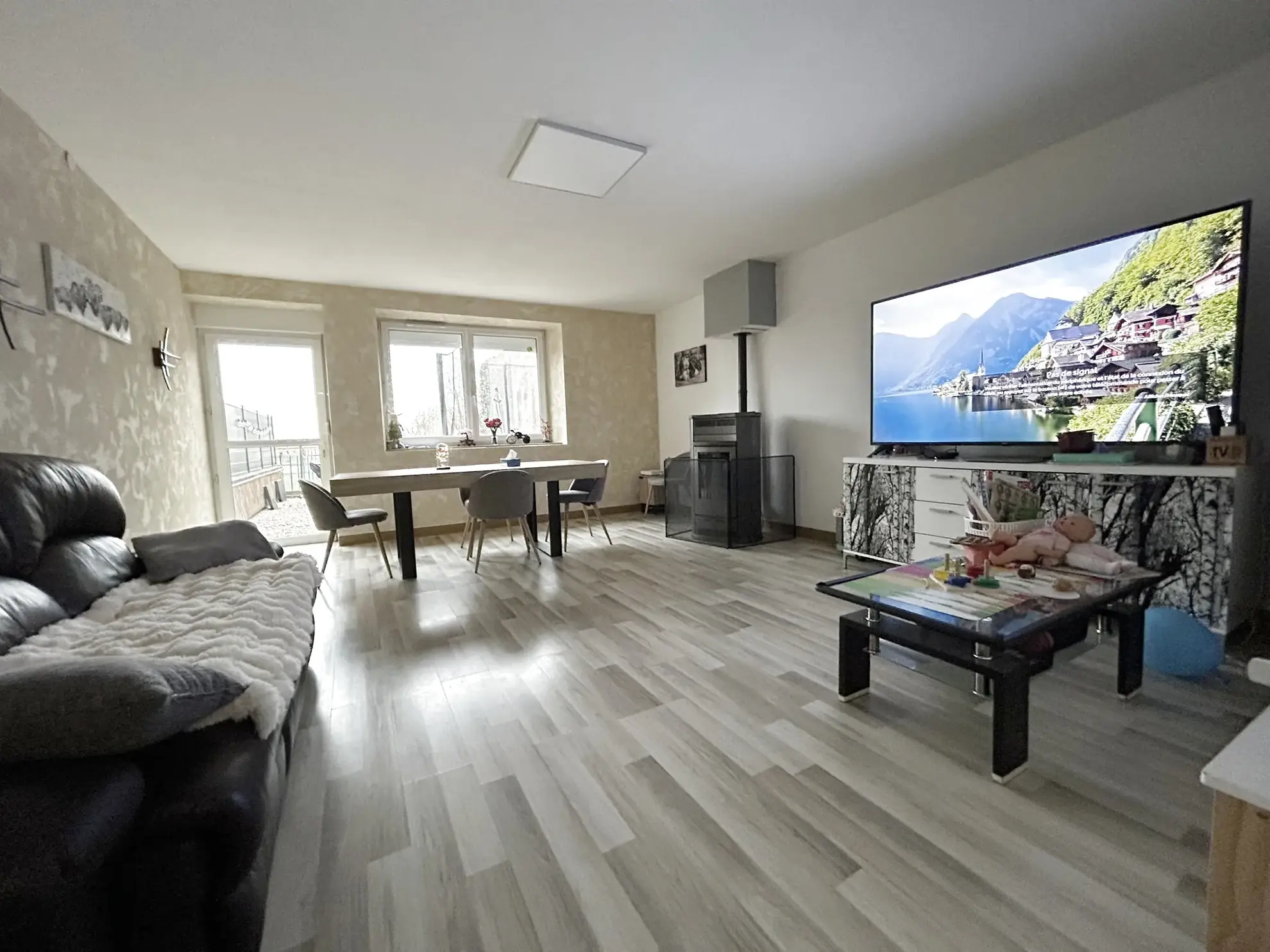 Maison de village avec 3 chambres, jardin et garage à Baudrecourt - Vente