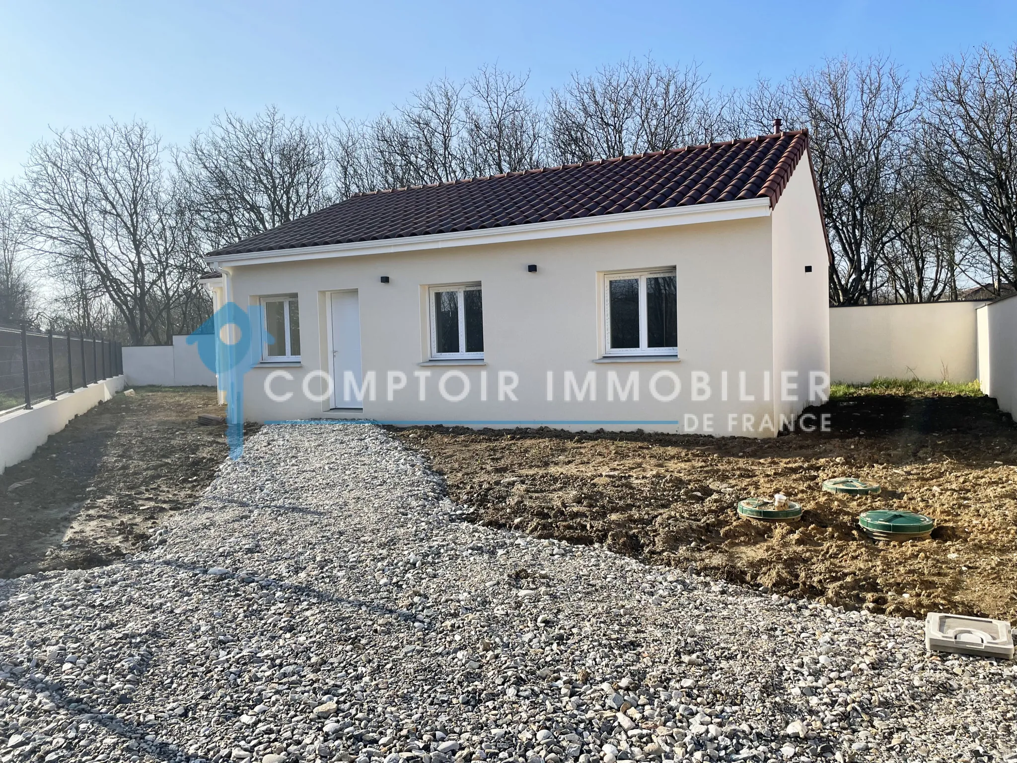 Maison neuve 83 m² à vendre à Chatte – Plain-pied, moderne, proche St-Marcellin