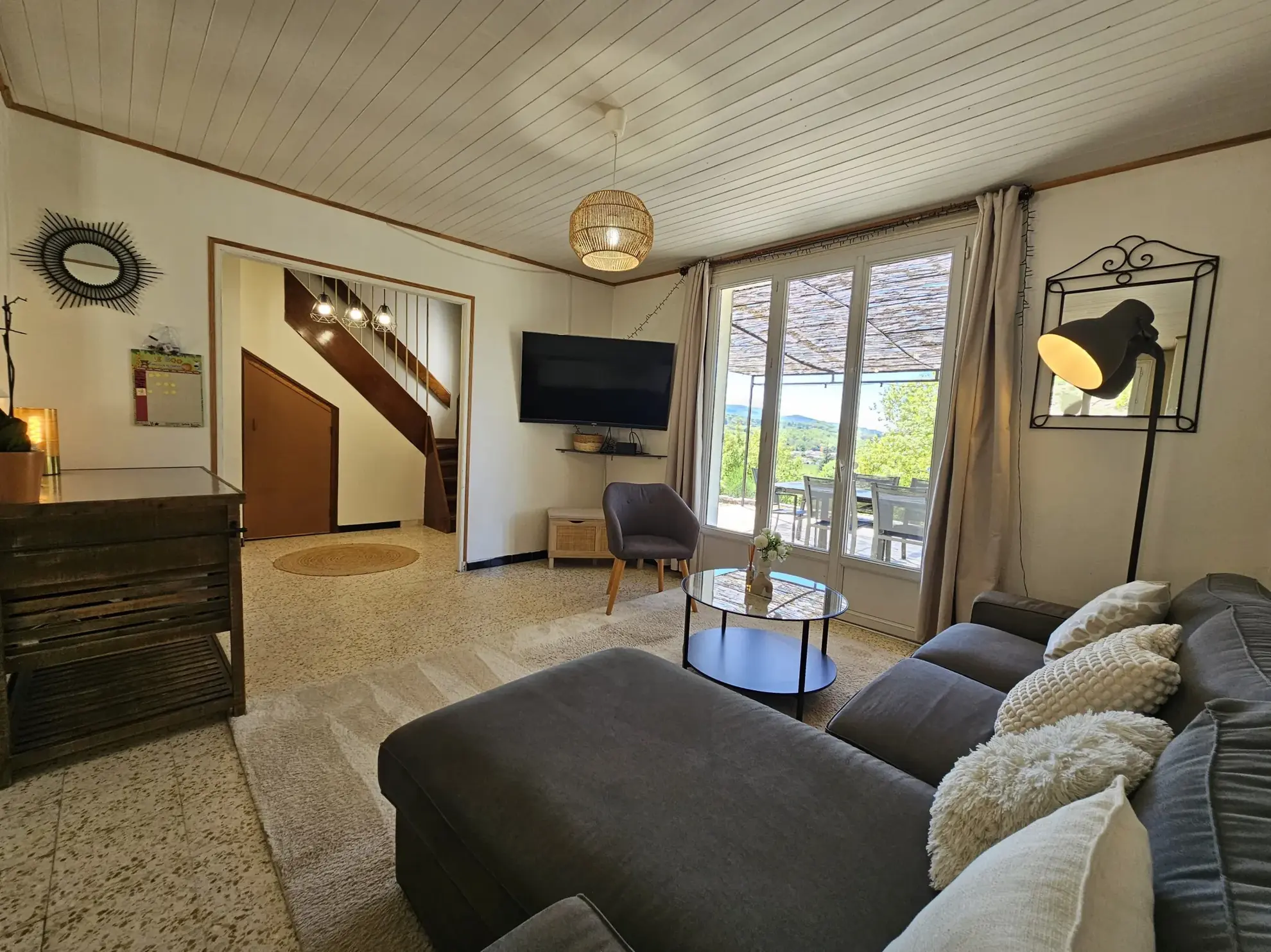 Maison de 84 m² avec terrain arboré et vue panoramique sur le Luberon à Saignon 