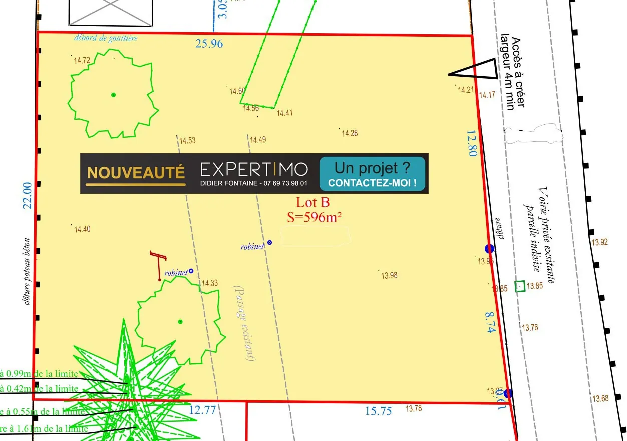 Terrain constructible de 596 m² à Bourgneuf-en-Retz, liberté totale