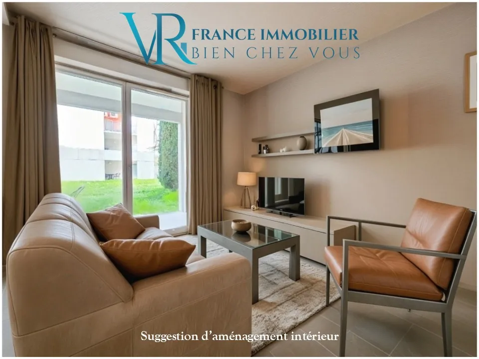 Investissez dans un studio meublé avec terrasse et parking à Divonne-les-Bains 