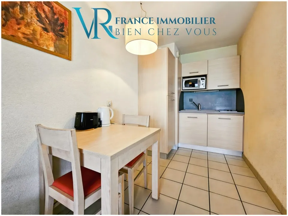 Investissez dans un studio meublé avec terrasse et parking à Divonne-les-Bains 