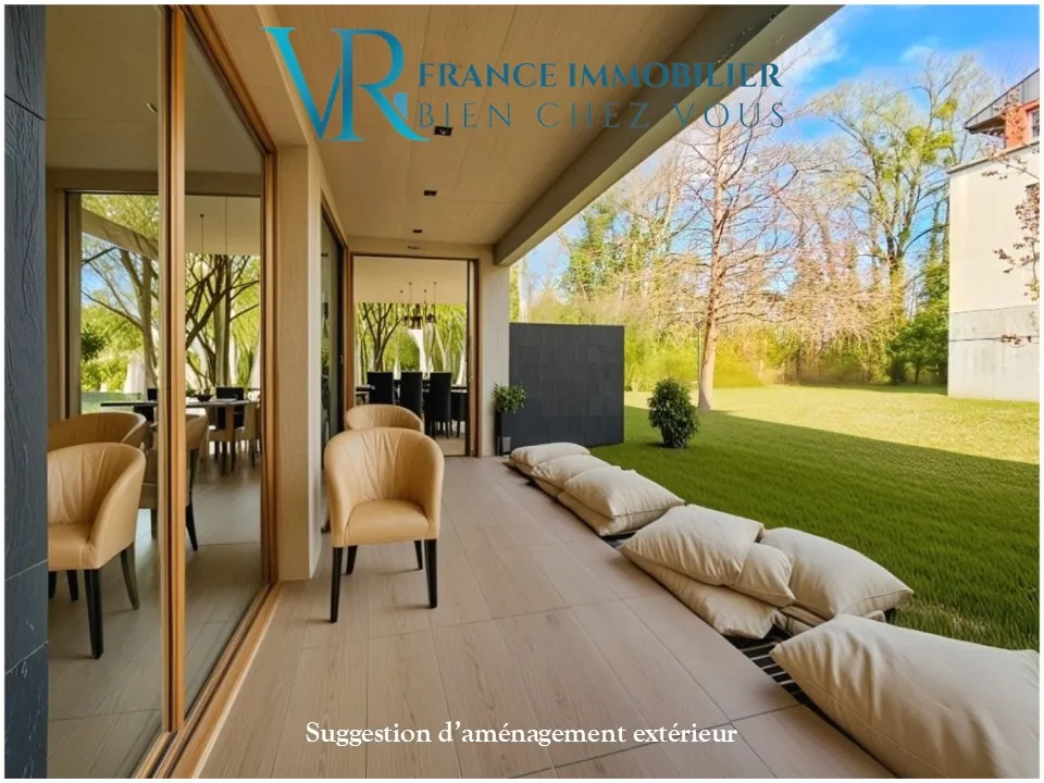 Investissez dans un studio meublé avec terrasse et parking à Divonne-les-Bains 