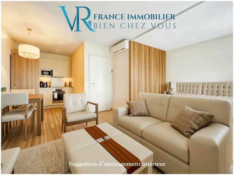 Investissez dans un studio meublé avec terrasse et parking à Divonne-les-Bains 