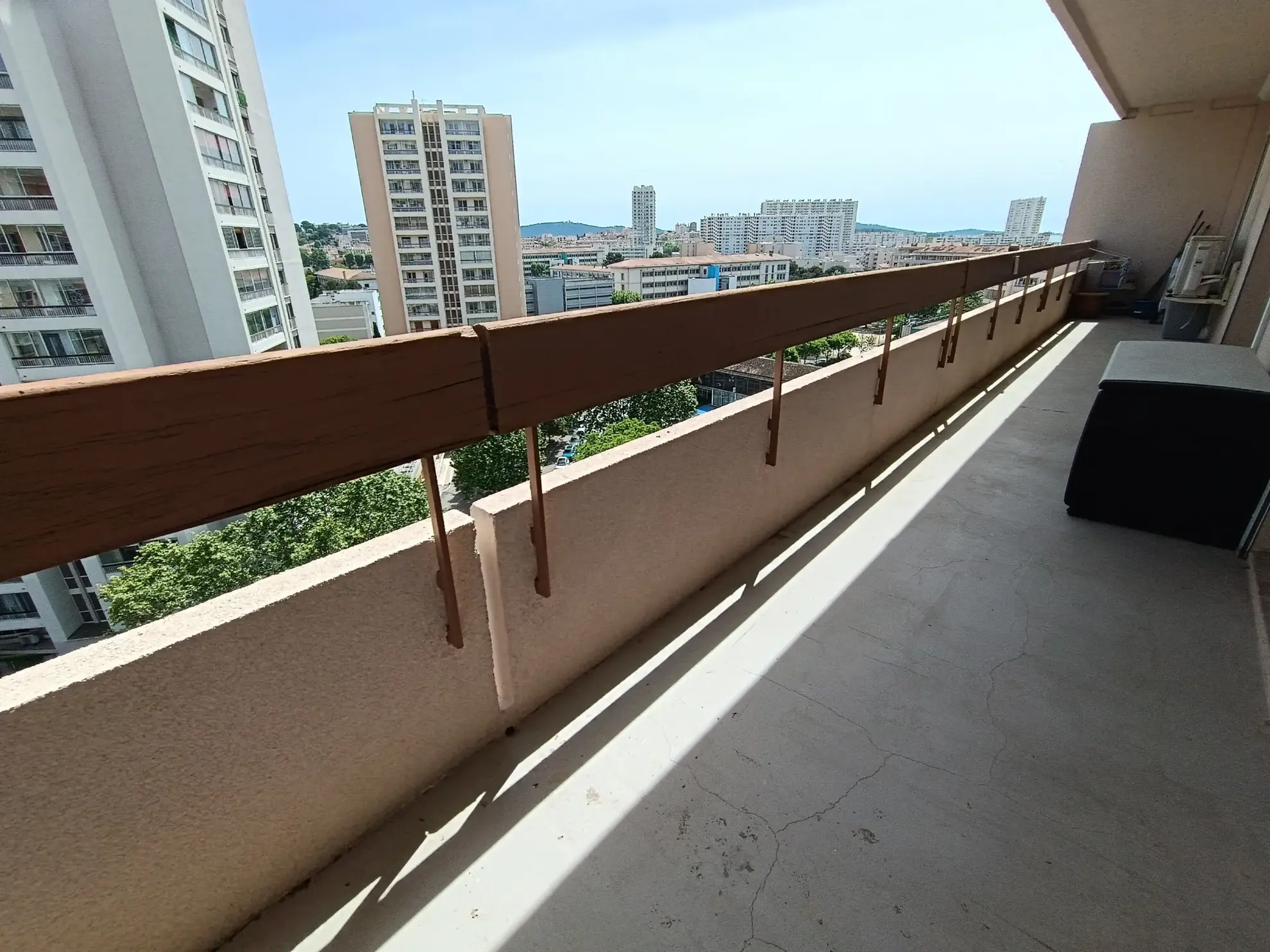 Vente appartement T3 à Toulon Mayol avec terrasse et vue mer