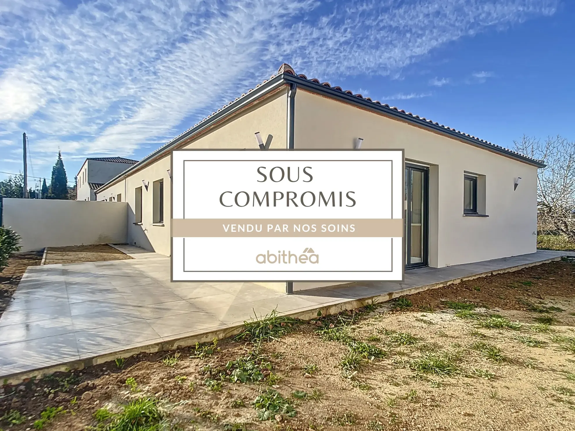Villa neuve de plain-pied à Maraussan - 84 m² avec jardin et garage