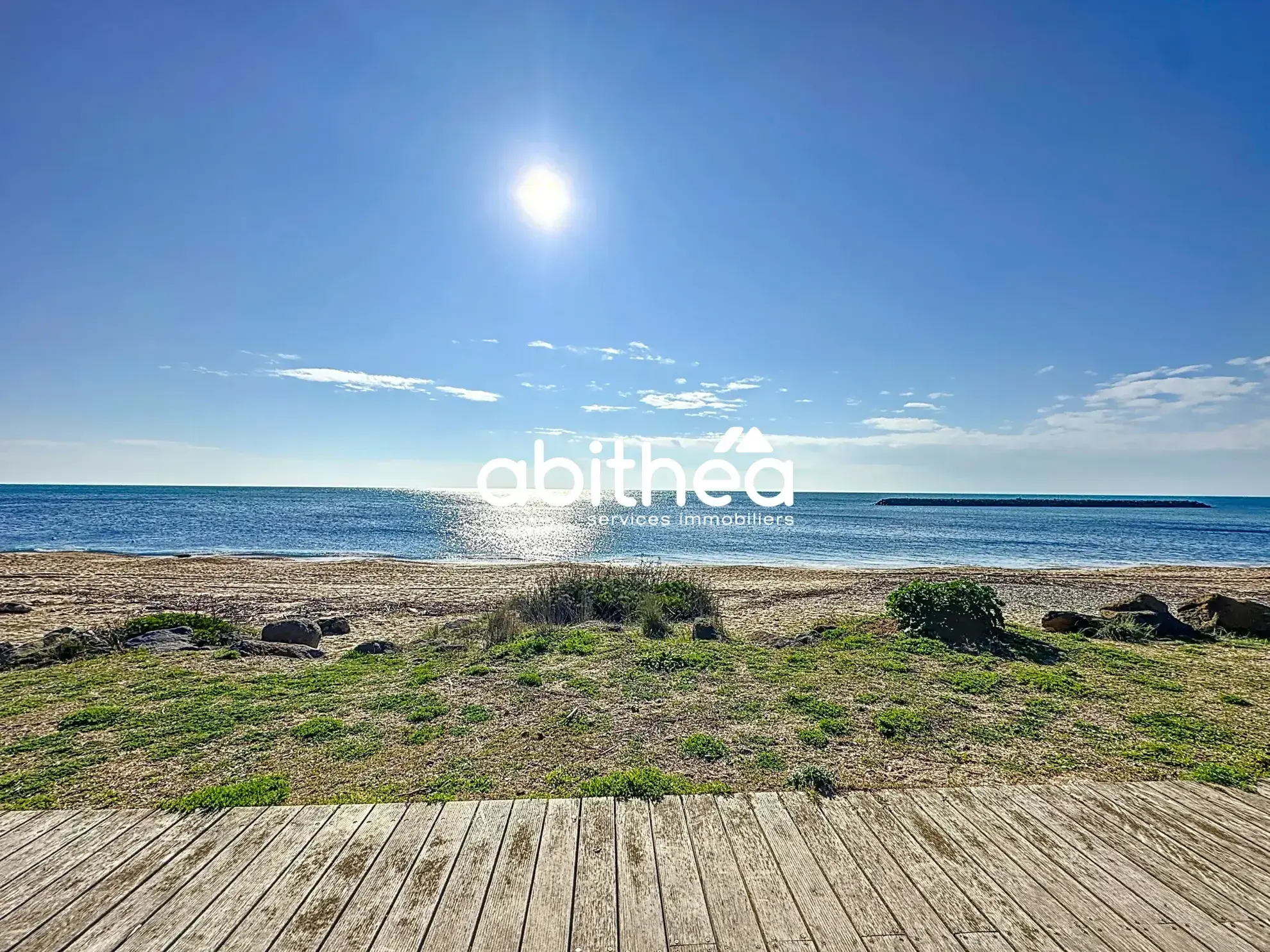 Studio rénové avec vue mer en première ligne au Cap d'Agde