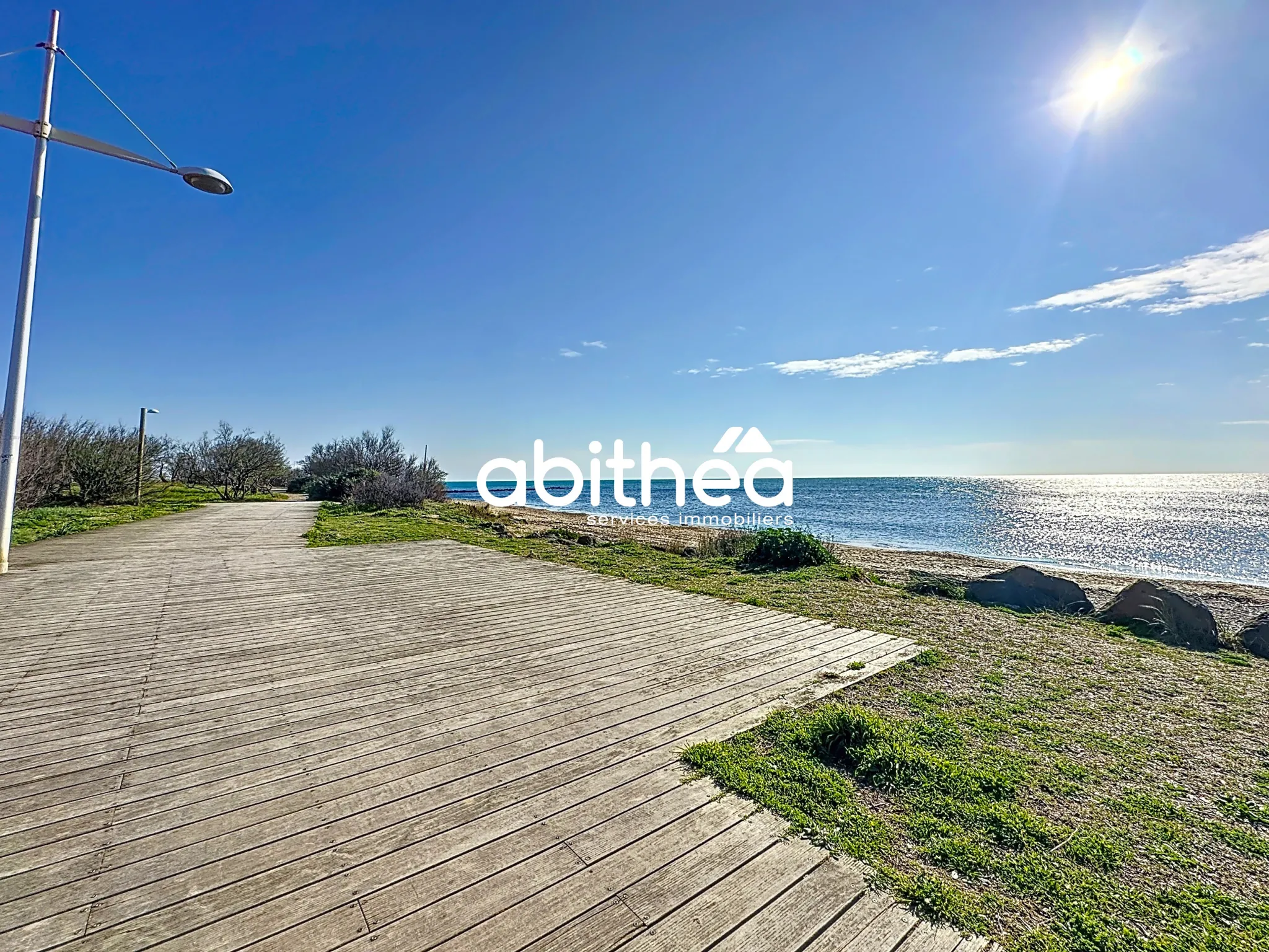 Studio rénové avec vue mer en première ligne au Cap d'Agde 