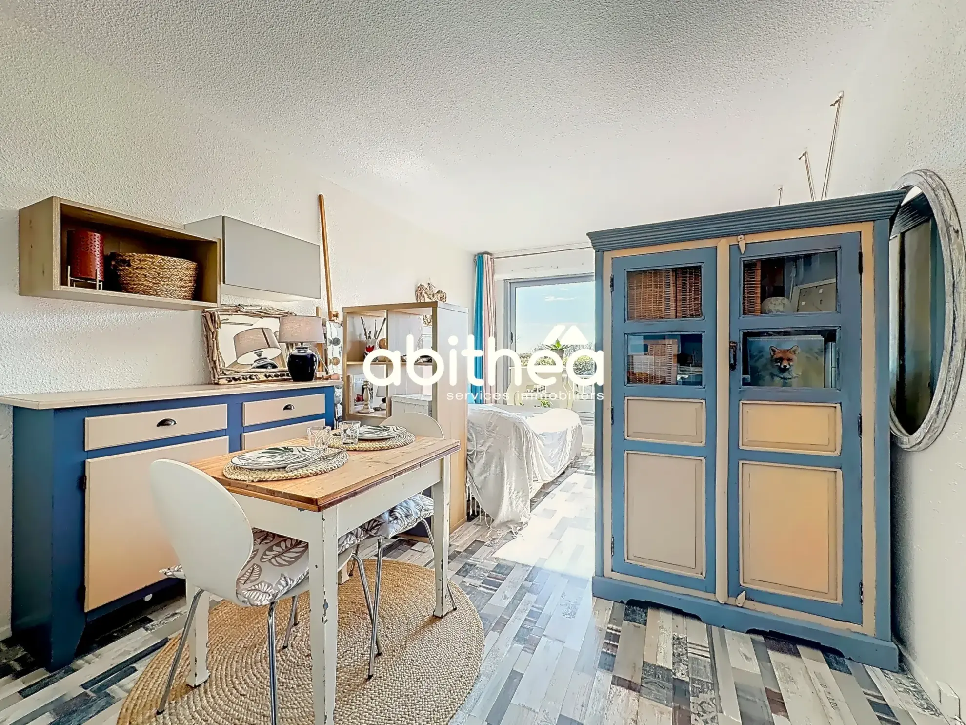 Studio rénové avec vue mer en première ligne au Cap d'Agde 