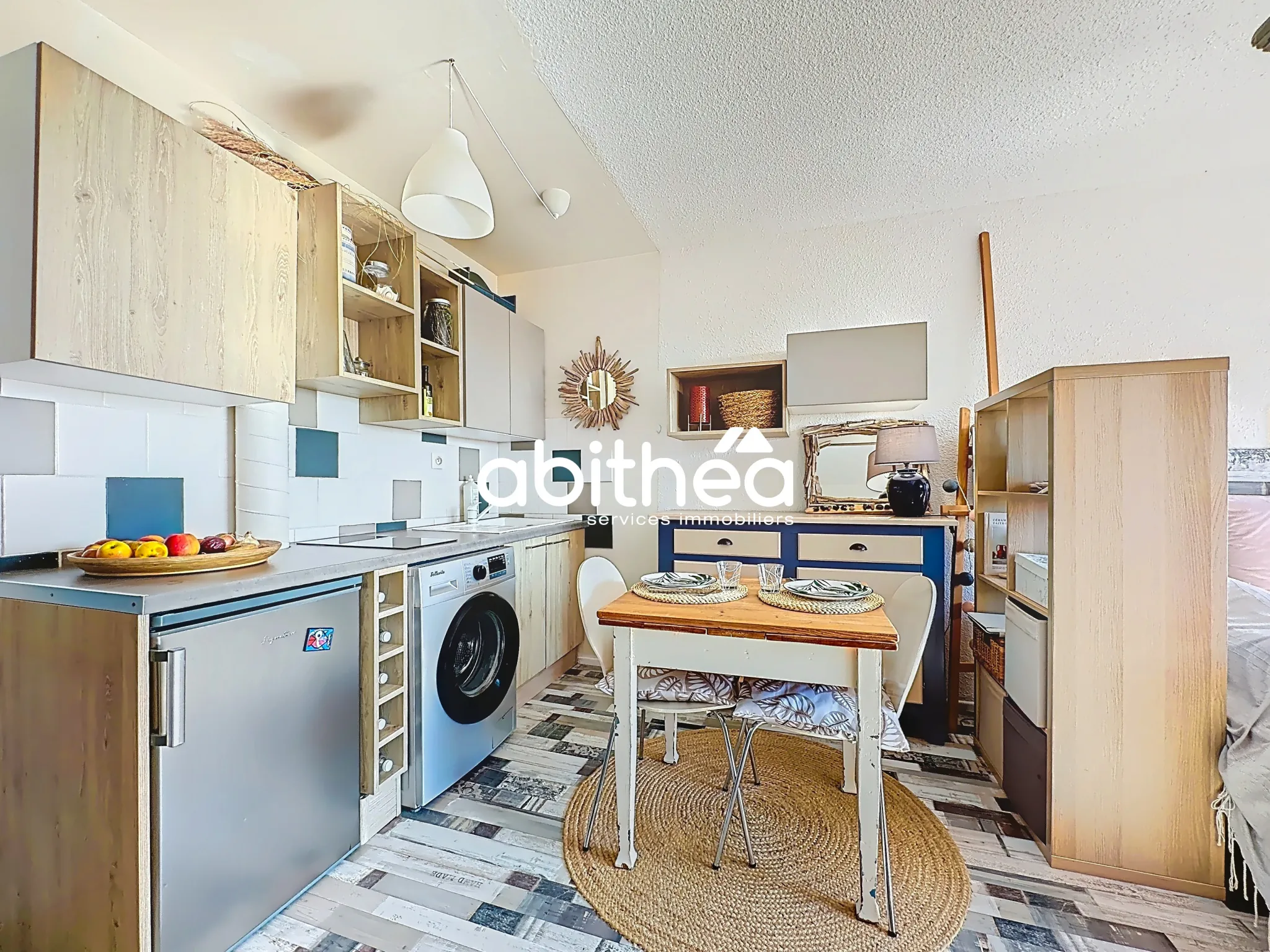 Studio rénové avec vue mer en première ligne au Cap d'Agde 