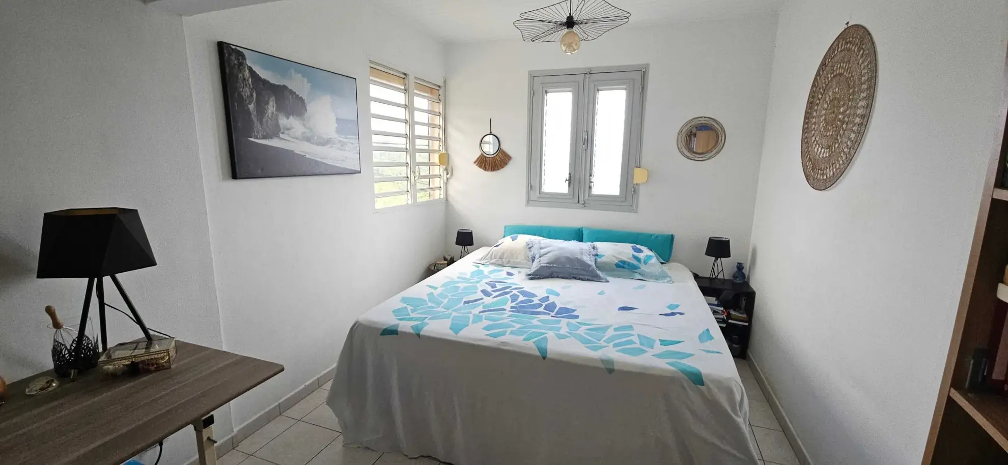 Appartement F4 avec terrasses, jardinet et vue à Sainte-Luce 