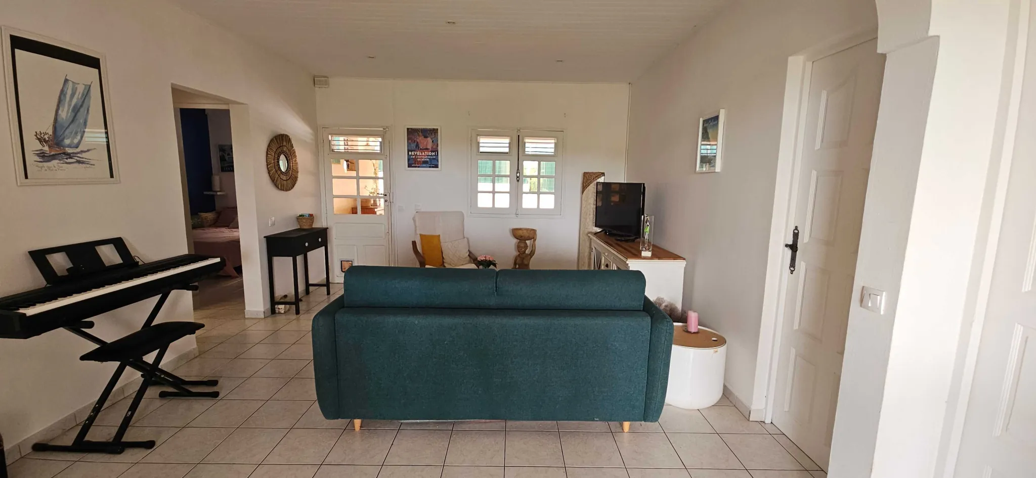 Appartement F4 avec terrasses, jardinet et vue à Sainte-Luce 