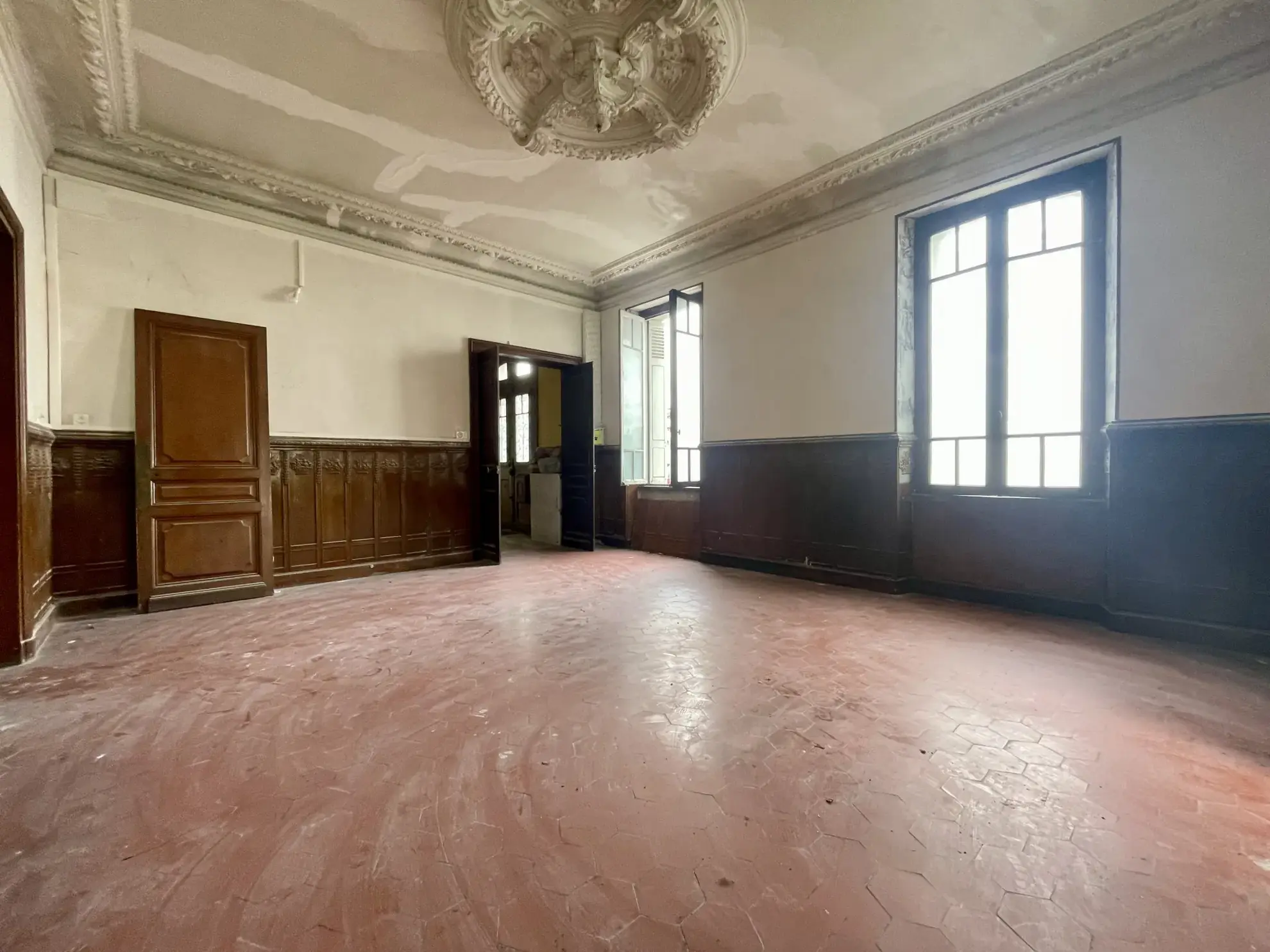 Immeuble en centre-ville de Vic-en-Bigorre de 480 m² avec jardin et parking 