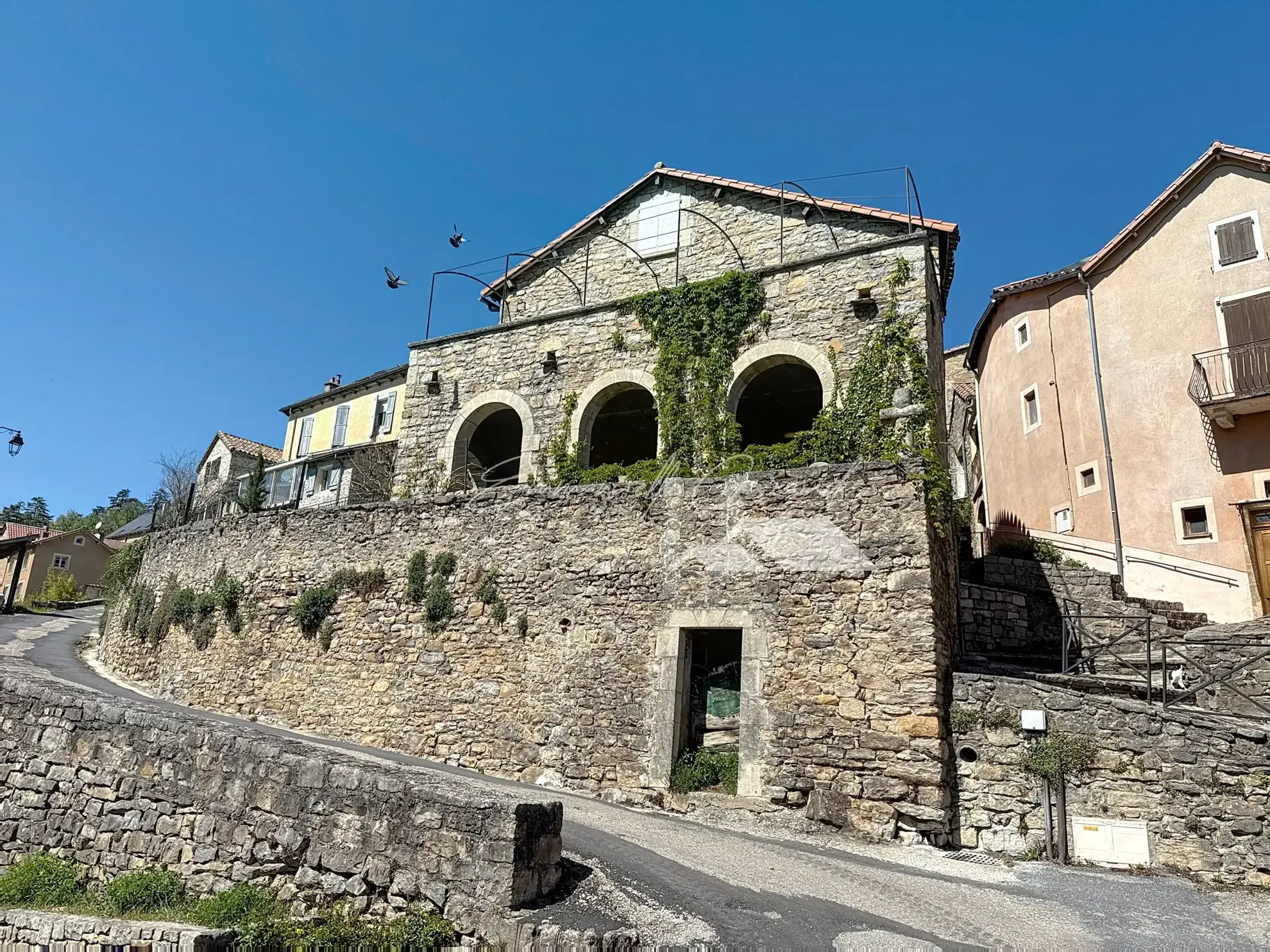 Maison à vendre à Mostuejouls avec vue panoramique et jardin privé dans le Parc des Grands Causses 
