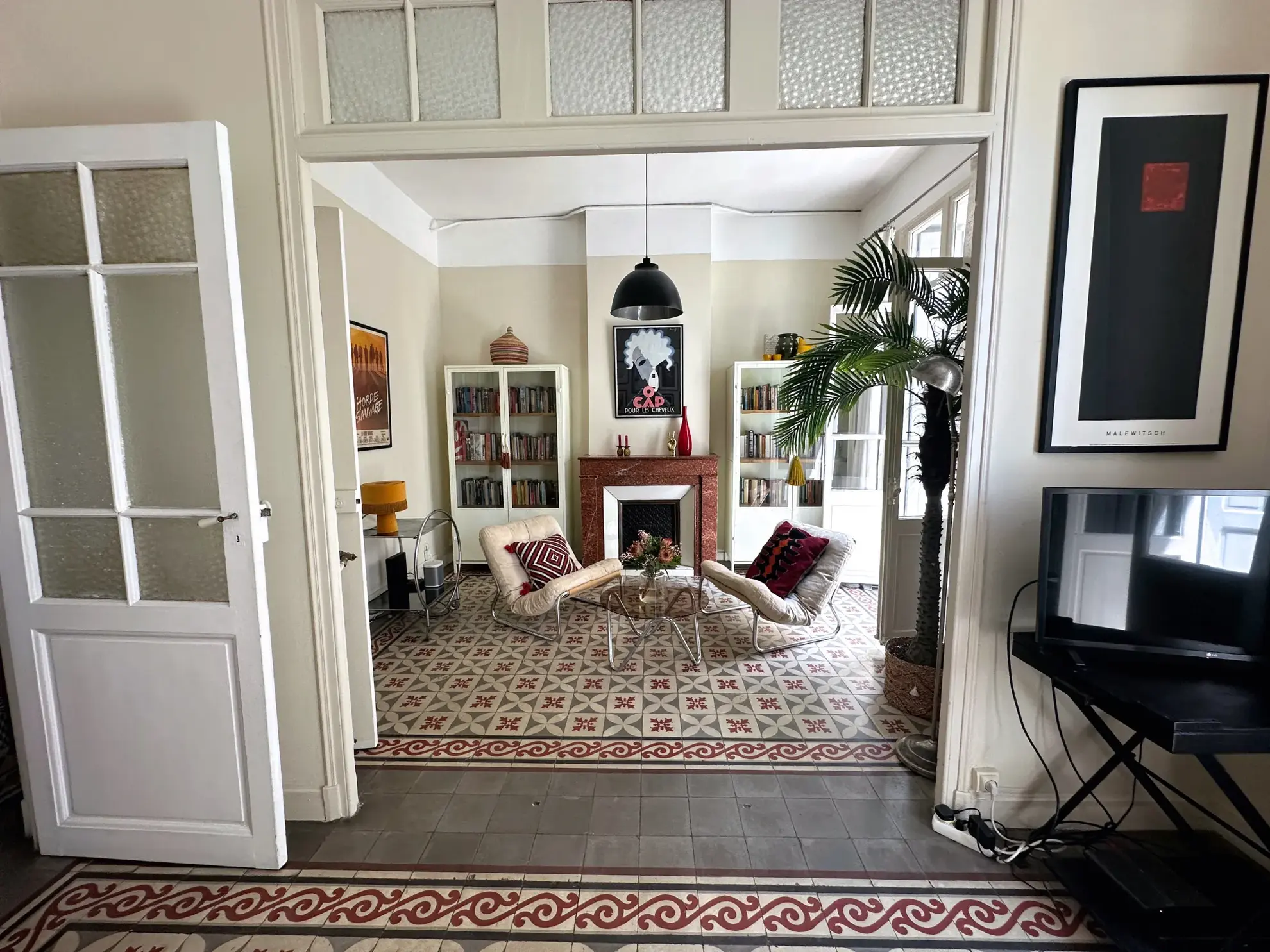 Appartement traversant de 94 m2 avec terrasse à Perpignan proche du Théâtre de l'Archipel 