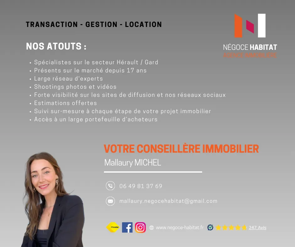 Appartement T2 en deuxième ligne à Palavas-les-Flots avec stationnement privé 