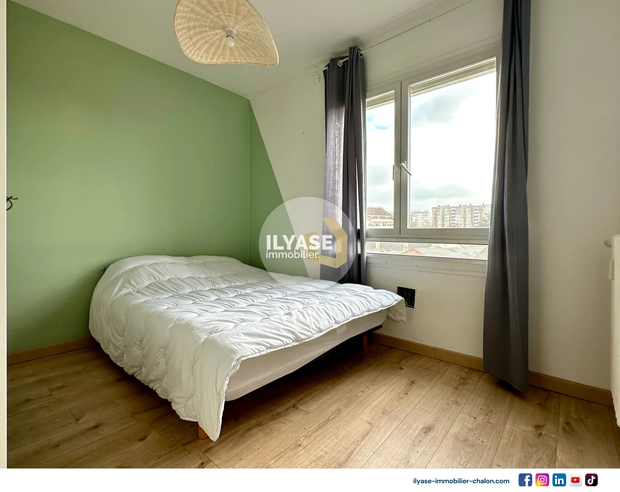 Appartement T4 de 80 m² avec balcon à Chalon-sur-Saône 