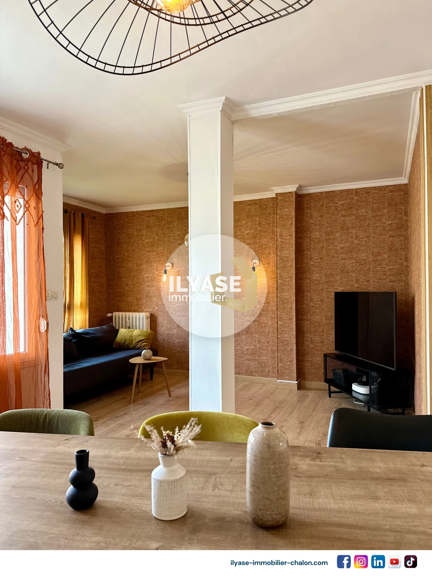 Appartement T4 de 80 m² avec balcon à Chalon-sur-Saône 